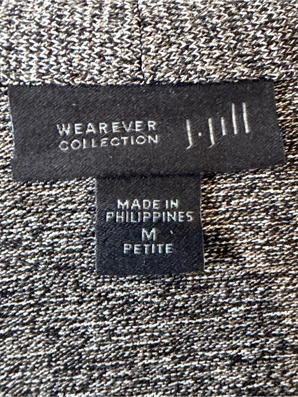 J. Jill- Wearever Collection-Classic Lightweight Gray Open-Front Cardigan - Picture 2 of 7